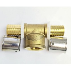 TE MIXTA REFORZADA ECO-PRESS LATON 20-1/2-20 FITTINGESTANDAR