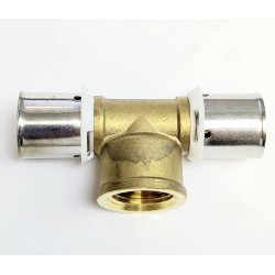 TE MIXTA REFORZADA ECO-PRESS LATON 20-1/2-20 FITTINGESTANDAR