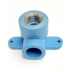 CODO 90º  ROSCA HEMBRA CON SOPORTE 20MM 1/2" ITALSAN NIRON