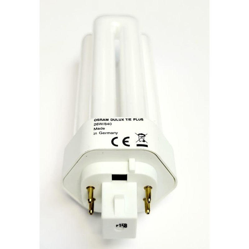 LAMPARA OSRAM DULUX T/E PL-T 4P 26W, LUZ NEUTRA 4000º