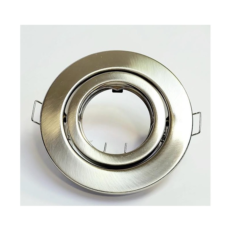 ARO BASCULANTE REDONDO  NIQUEL SATINADO  XXL 103MM