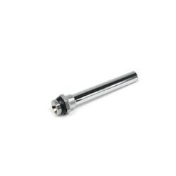 TUBO COBRE CROMADO CON CONEXION 1/2 MACHOCON JUNTA LONGUITUD 12CM
