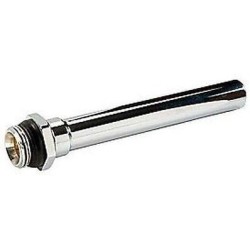 TUBO COBRE CROMADO CON CONEXION 1/2 MACHOCON JUNTA LONGUITUD 12CM