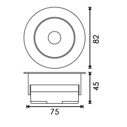 FOCO DOWNLIGHT LED COBFIX EMPOTRAR  7W. BLANCO 4000ºK