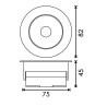 FOCO DOWNLIGHT LED COBFIX EMPOTRAR  7W. BLANCO 6000ºK