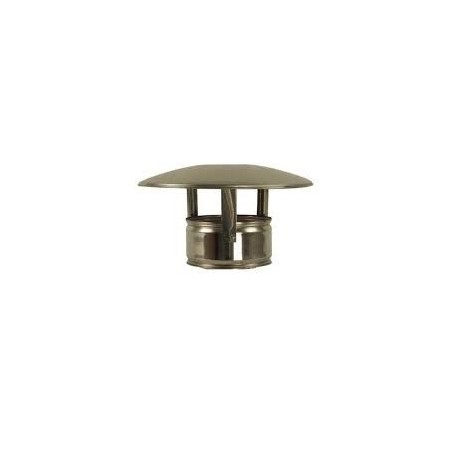 DEFLECTOR SIMPLE PARED 150MM, NEGARRA INOX