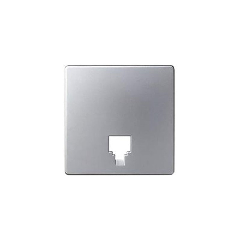PLACA TOMA TL SIMON 82 ALUMINIO