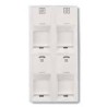 RJ45 INFRA+,SCHNEIDER,UNICA,DOBLEENCHUFE,rj45,eunea,schneider
