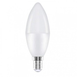 BOMBILLA VELA LED 6W CASQUILLO  E14 6000K LUZ DIA