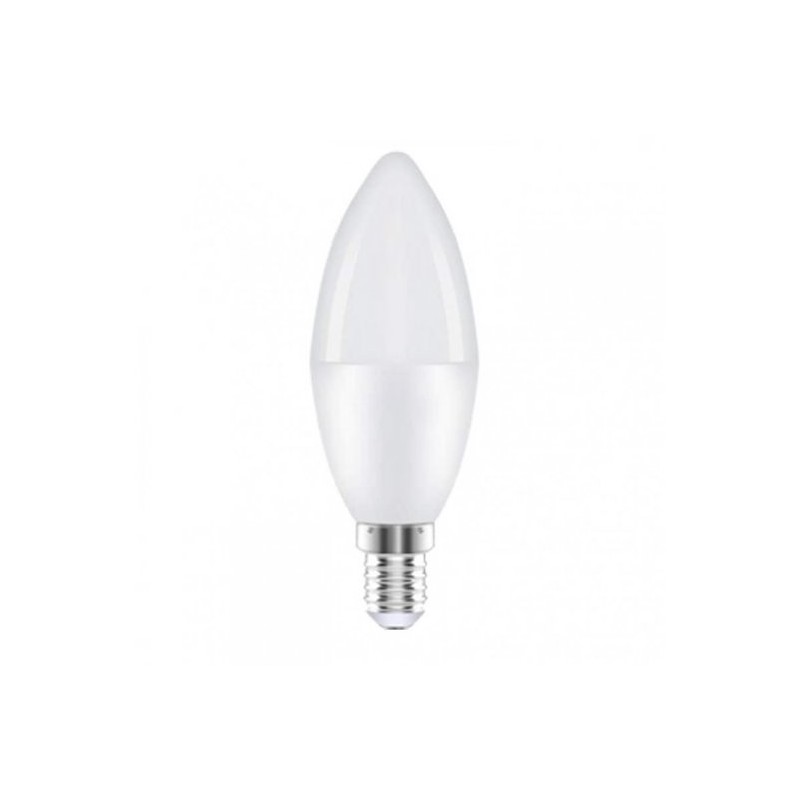 BOMBILLA VELA LED 6W CASQUILLO  E14 6000K LUZ DIA
