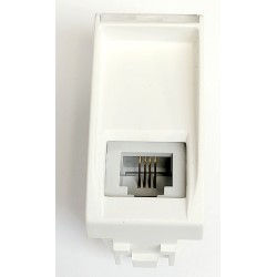 TOMA RJ11 BTICINO LIGHT  1 MODULOS BLANCO