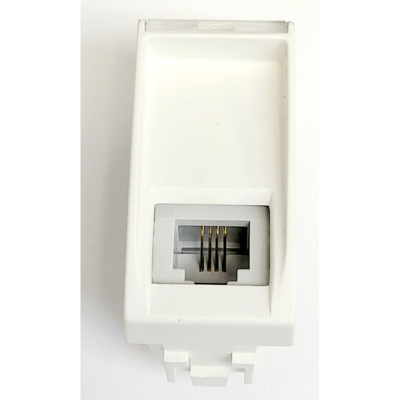 TOMA RJ11 BTICINO LIGHT  1 MODULOS BLANCO
