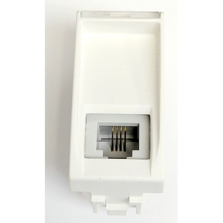 TOMA RJ11 BTICINO LIGHT  1 MODULOS BLANCO