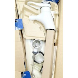MONOMANDO BIDE CON DESAGUE AUTOMATICO  BLANCO GROHE EUROPLUS