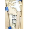 MONOMANDO BIDE CON DESAGUE AUTOMATICO  BLANCO GROHE EUROPLUS