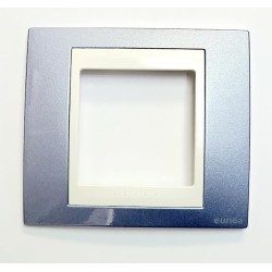 MARCO 1 ELEMENTOS UNICA AZUL GLACIAR MARFIL  schneider
