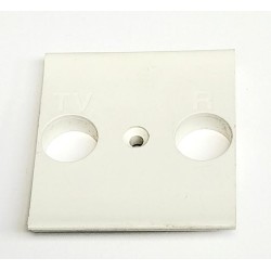 Frontal TV-R universal light Blanco 2 módulos N4204 BTICINO BLANCO