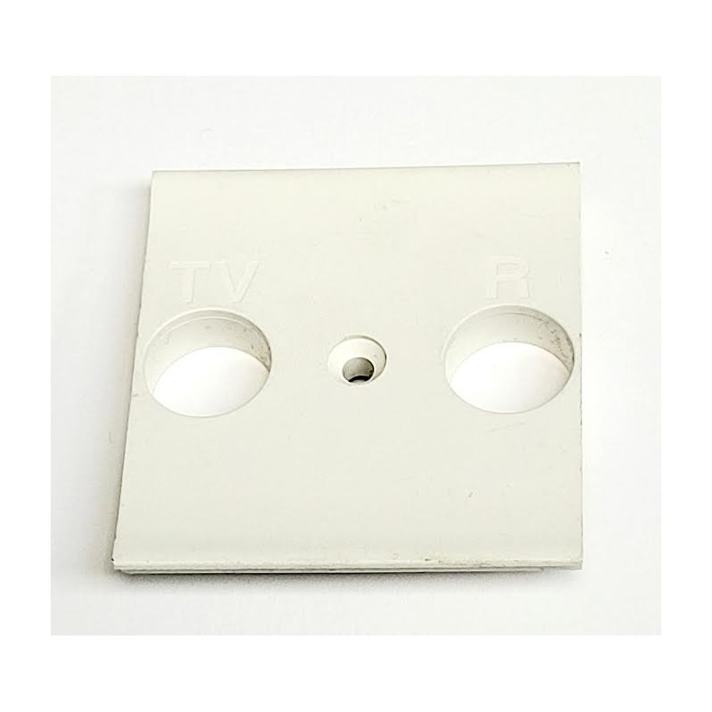 Frontal TV-R universal light Blanco 2 módulos N4204 BTICINO BLANCO