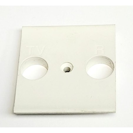 Frontal TV-R universal light Blanco 2 módulos N4204 BTICINO BLANCO