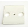 Frontal TV-R universal light Blanco 2 módulos N4204 BTICINO BLANCO