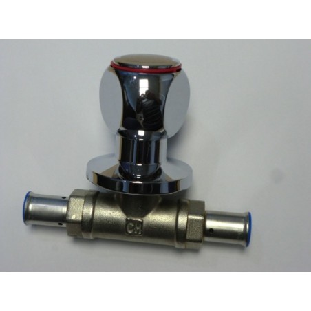 LLAVE EMP.SANITHERM 16MM CALIENTE  CHEMIDRO 