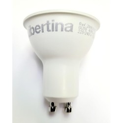 bombilla led 6w,smd  gu-10  220v,6w  490lm 6000ºk libertina