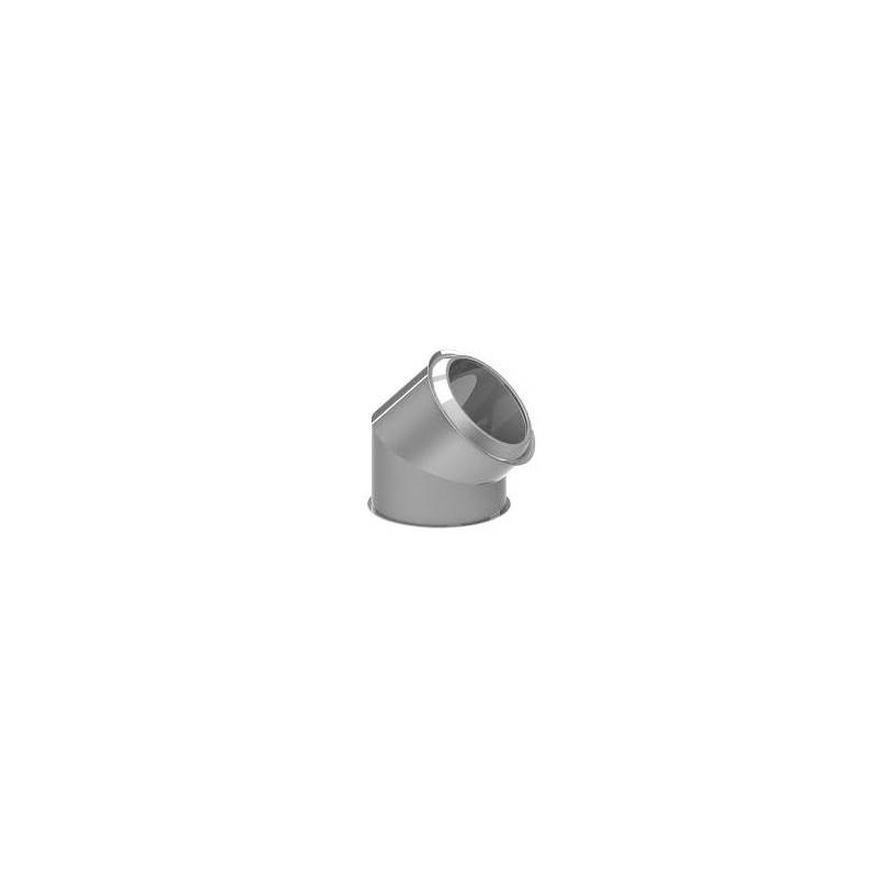 CODO 45º  INOX-INOX 304   CONVESA 250MM,