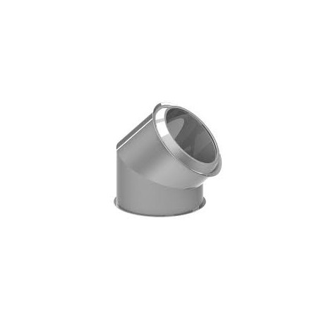 CODO 45º  INOX-INOX 304   CONVESA 250MM,