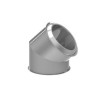 CODO 45º  INOX-INOX 304   CONVESA 250MM,
