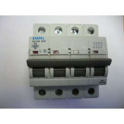 MAGNETOTERMICO 4P 6KA EFAPEL 10A.