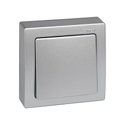 Conmutador Simon 73 LOFT aluminio  73201-53