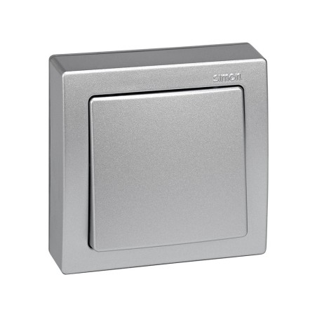 Conmutador Simon 73 LOFT aluminio  73201-53