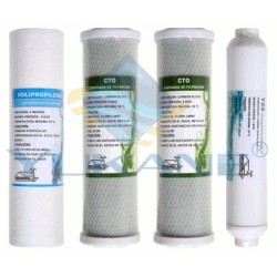 KIT CARTUCHOS RECAMBIOS OSMOSIS GENIUS