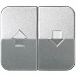 TECLA DOBLE PERSIANA SIMON 75 ALUMINIO 75028-33