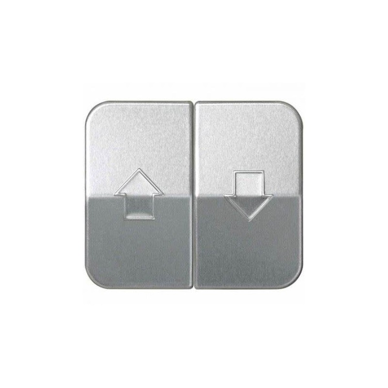 TECLA DOBLE PERSIANA SIMON 75 ALUMINIO 75028-33
