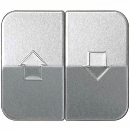 TECLA DOBLE PERSIANA SIMON 75 ALUMINIO 75028-33