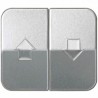 TECLA DOBLE PERSIANA SIMON 75 ALUMINIO 75028-33