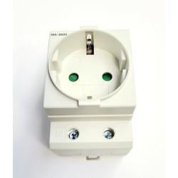 BASE SCHUKO MODULAR CARRIL DIN 16A,-250V