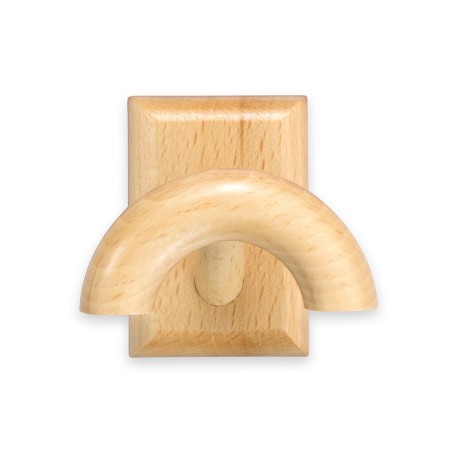 Colgador PERCHA adhesivo madera . haya INOFIX