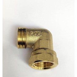 Racor codo LATON  Far amarillo 1/2x18 F  FAR  ALB