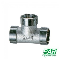 Racor te cono simple Far 24x19 latón cromado 5410 12