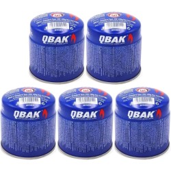 RECAMBIO GAS BUTANO PROPANO PERFORABLE  190 GR, QBAK,PARA HORNILLOS,CAMPING
