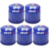 RECAMBIO GAS BUTANO PROPANO PERFORABLE  190 GR, QBAK,PARA HORNILLOS,CAMPING