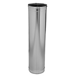 TUBO RECTO SIMPLE 1MTS  INOX 304  300MM, CONVESA  EIT130