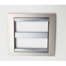 MARCO CENTRALIZACION 2X6 MODULO UNICA COBRE ONIX