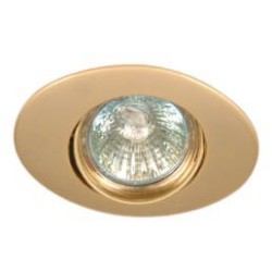 ARO EMPOTRABLE Halogeno , basculante oval, ZAMAK COBRE VIEJO