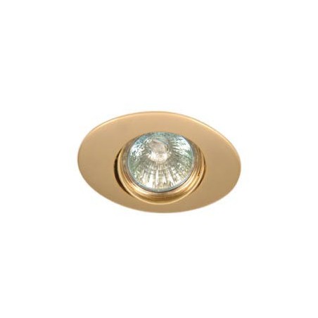ARO EMPOTRABLE Halogeno , basculante oval, ZAMAK COBRE VIEJO