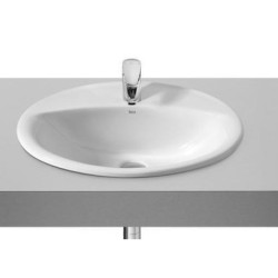 lavabo de encimera JAVA blanco 560 x 475  roca