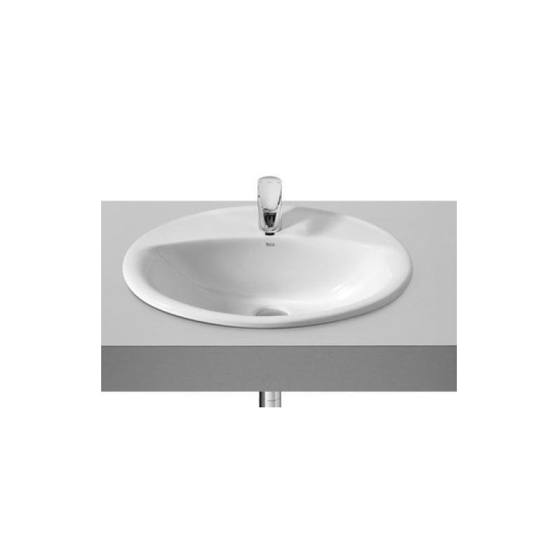 lavabo de encimera JAVA blanco 560 x 475  roca