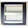 MARCO CENTRALIZACION 2X6MODULOS  UNICA TOP  GRIS METAL ALUMINIO